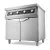 Cooker - 4 Burners - Induction - 70cm Deep - with Stand
