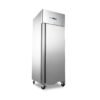 Fridge - 600L - 3 Adjustable Shelves (2/1 GN) - Stainless Steel - on Wheels