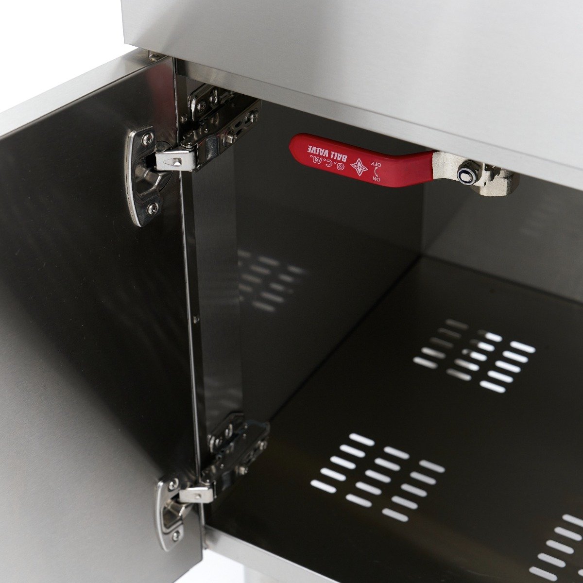 Deep Fryer - 2 x 16L - 2 Baskets - with Drain Tap and Stand - 230V - Image 15