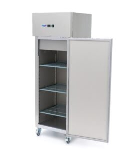 Alternative view of Fridge - 400L - 3 Adjustable Shelves - Stainless Steel - on Wheels