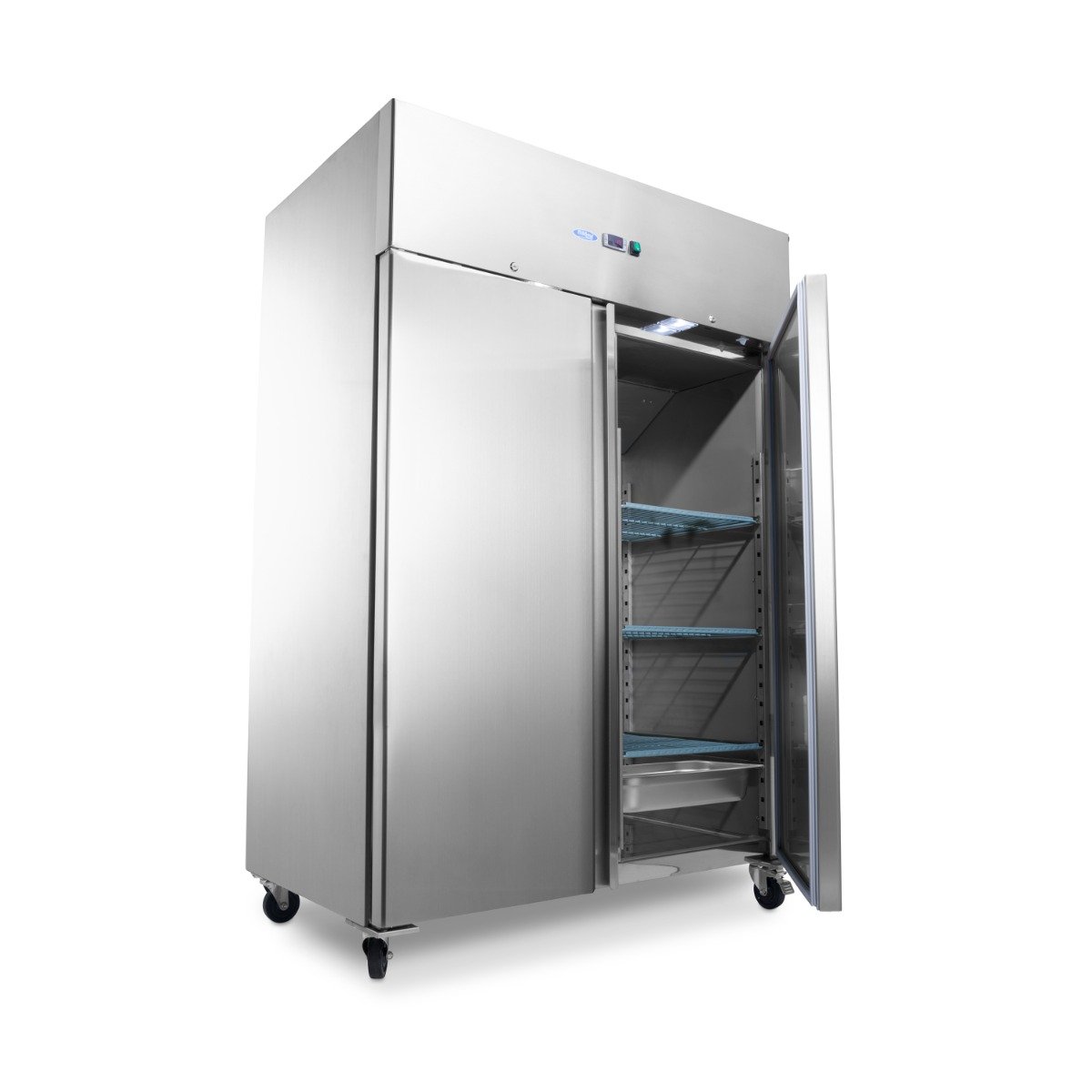 Freezer - 800L - 6 Adjustable Shelves - on Wheels - incl Shelves - Image 2