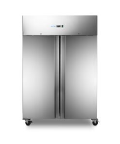 Alternative view of Fridge - 800L - 6 Adjustable Shelves - on Wheels - Stainless Steel