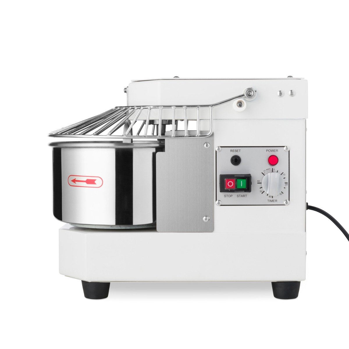 Dough Mixer - 8L - 4,5kg Dough - White - Image 3