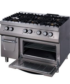Premium Stove - 6 Burners - Triple Unit - 90cm Deep - Gas incl Electric Oven