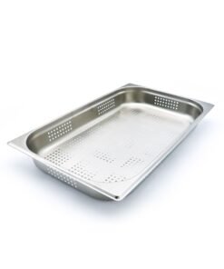 Gastronorm Container - 1/1 GN - 6,5cm Deep - Stainless Steel - Perforated