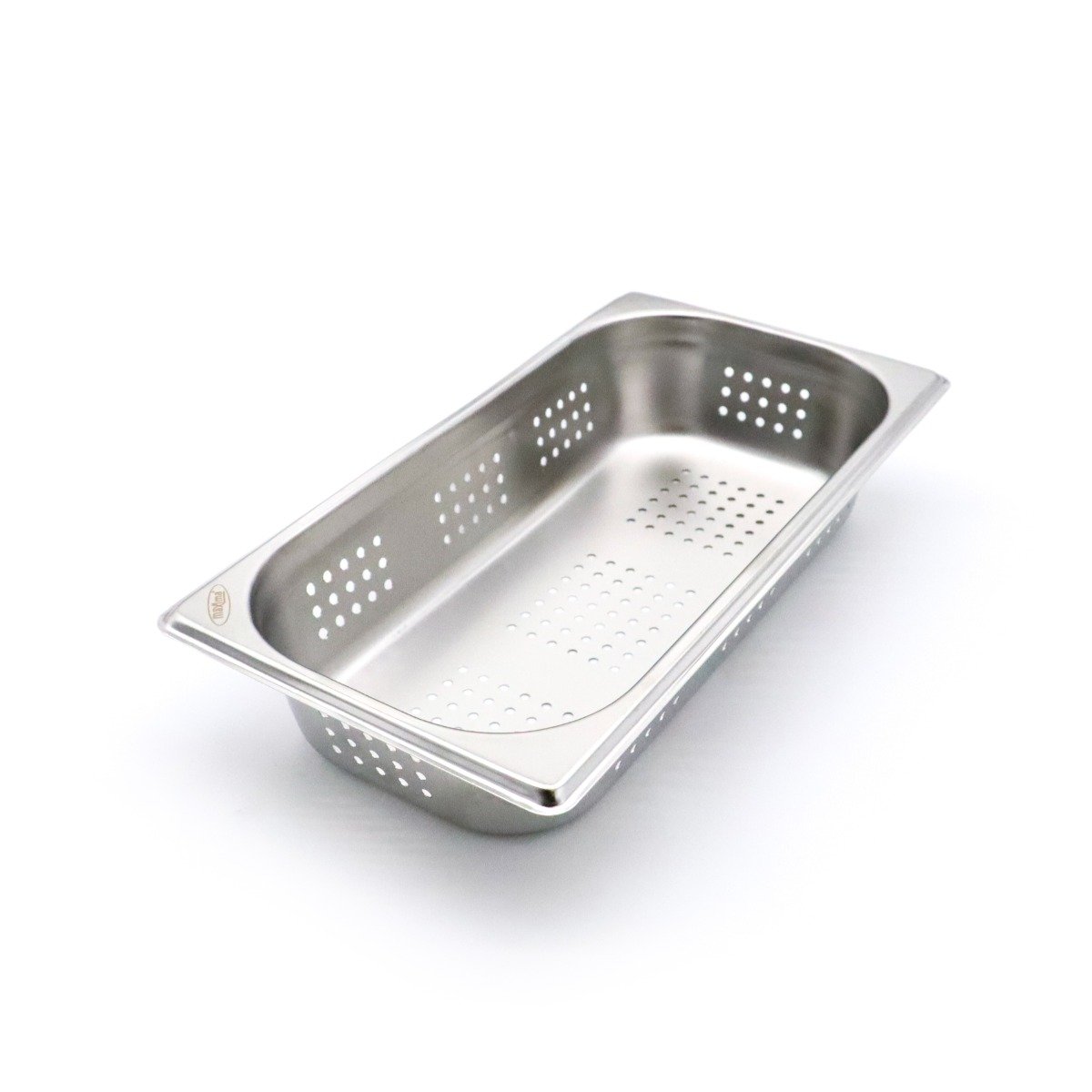 Gastronorm Container - 1/3 GN - 6,5cm Deep - Stainless Steel - Perforated