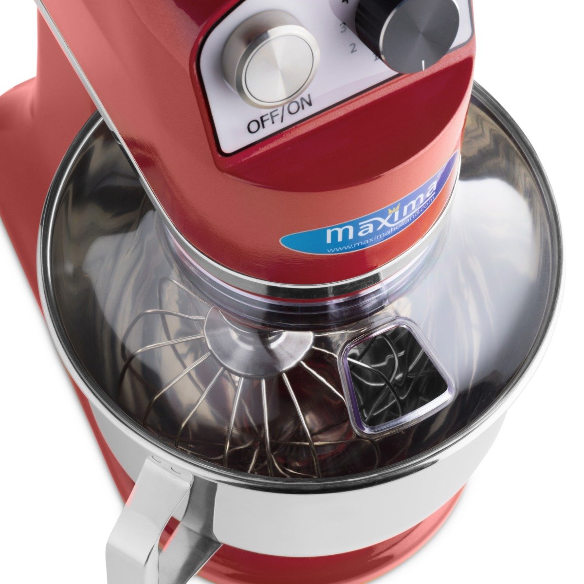Stand Mixer - 7L - Up to 2kg Dough - Raspberry Red - Image 8