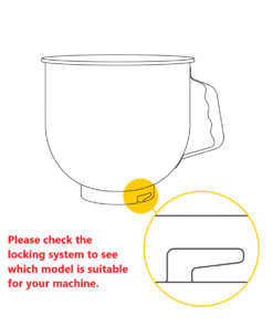 Alternative view of Planetary Mixer 7L - Stainless Steel Mixing Bowl - Model 1