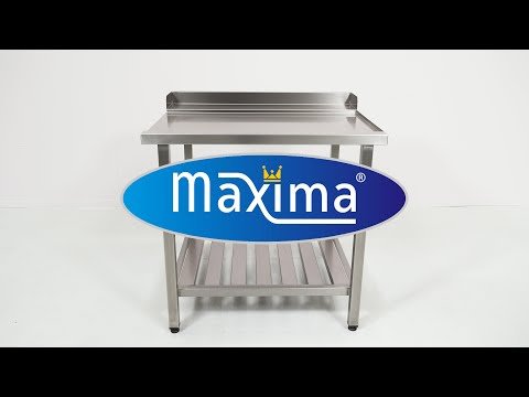 Dishwasher Table - 70 x 75cm - Right - with Backsplash and Storage Shelf - Image 5