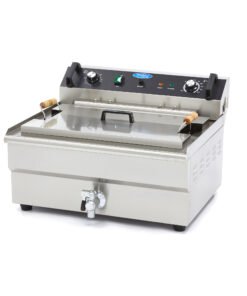 Deep Fryer - 30L - 1 Basket - with Drain Tap
