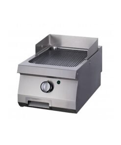 Heavy Duty Griddle - Grooved Chrome - Single Unit - 70cm Deep - Gas