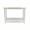 Stainless Steel Table - 120 x 70cm - Adjustable Height