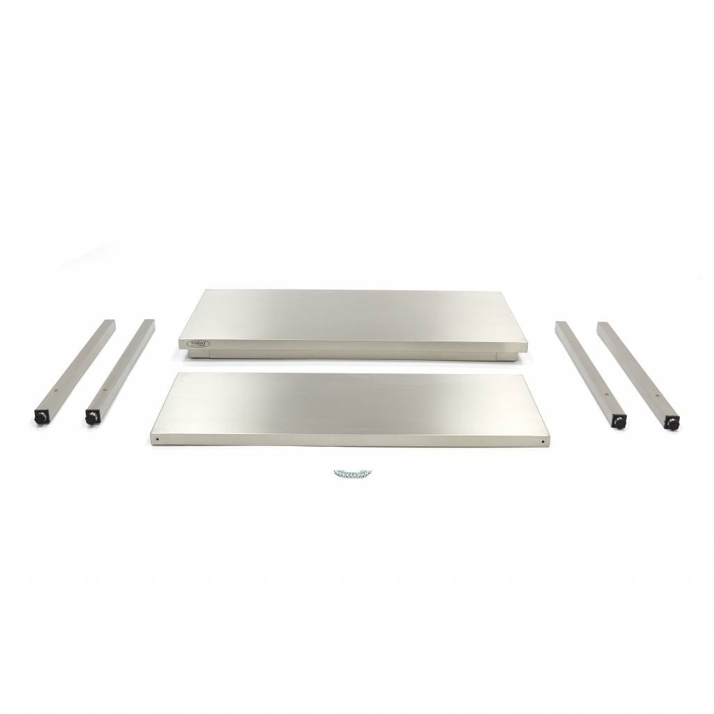 Stainless Steel Table - 200 x 70cm - Adjustable Height - Image 5