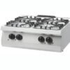 Heavy Duty Cooker - 4 Burners - Double Unit - 70cm Deep - 30kW - Gas