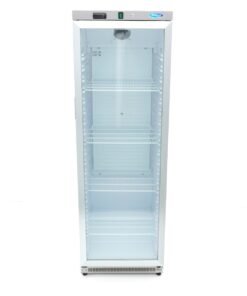 Alternative view of Fridge - 400L - Stainless Steel - with Glass Door