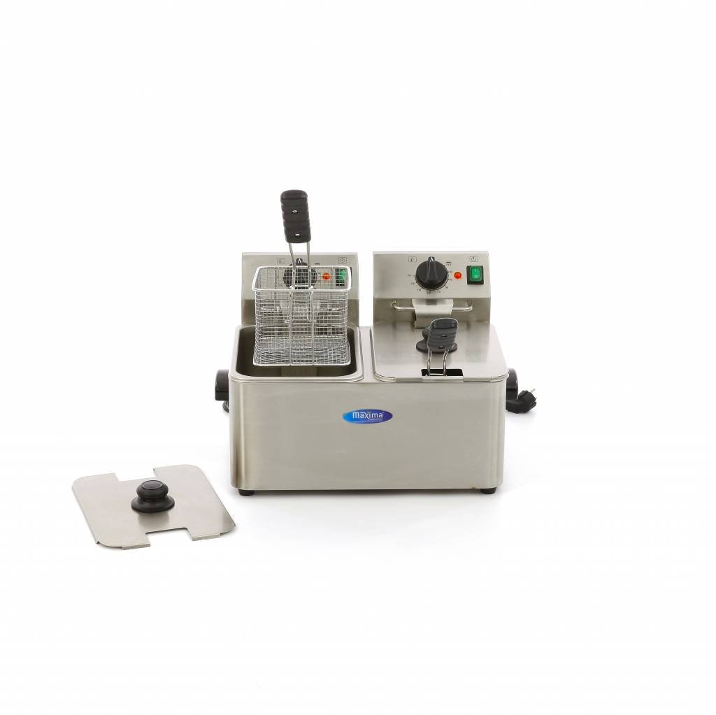 Deep Fryer - 2 x 4L - 2 Baskets - up to 2kg of Fries - Image 2