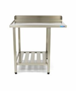 Alternative view of Dishwasher Table - 70 x 75cm - Left - with Backsplash and Storage Shelf