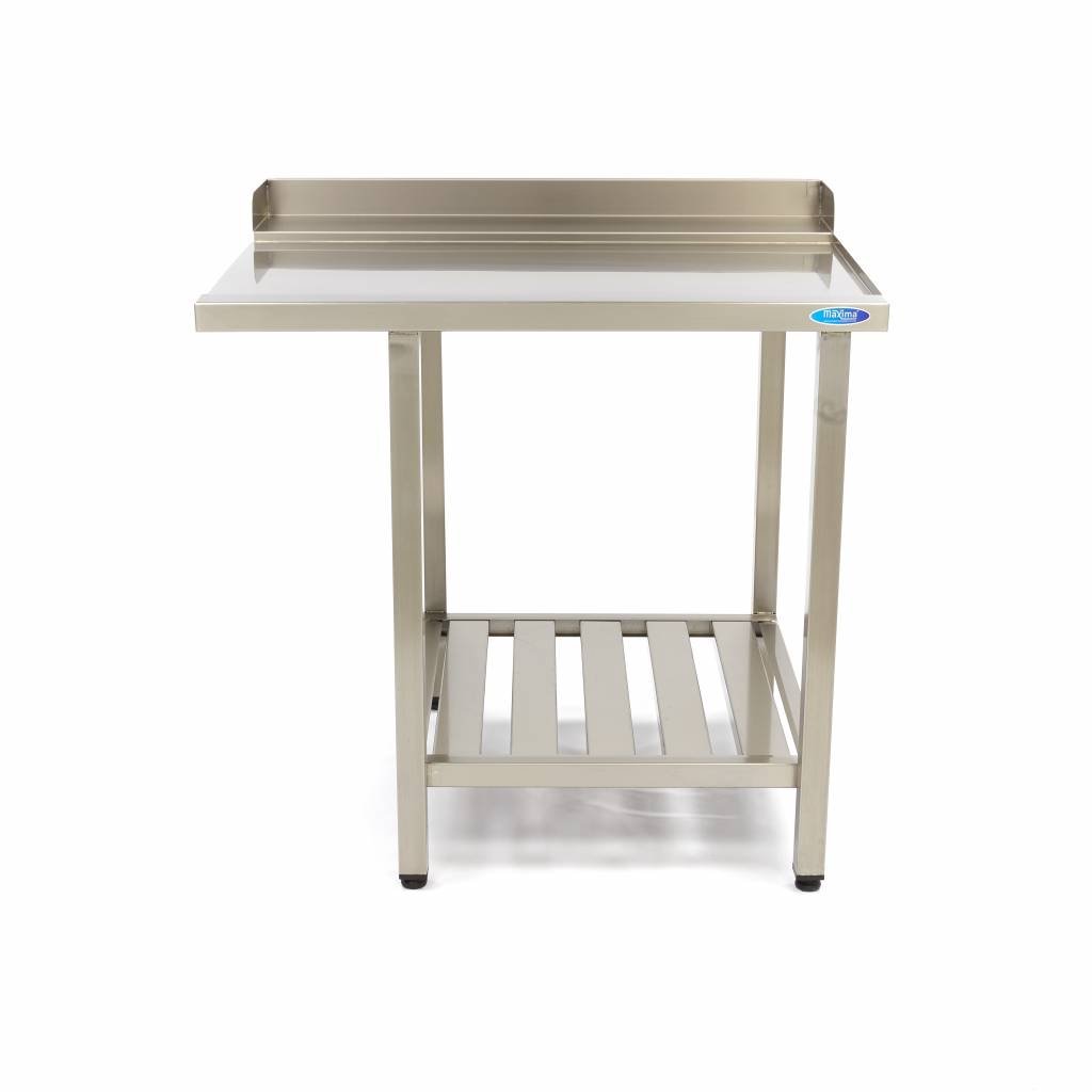 Dishwasher Table - 70 x 75cm - Right - with Backsplash and Storage Shelf - Image 2