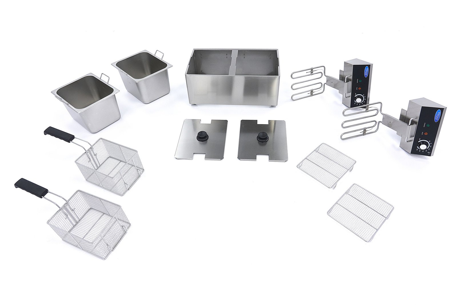 Deep Fryer - 2 x 8L - 2 Baskets - up to 2,8kg of Fries - Image 8