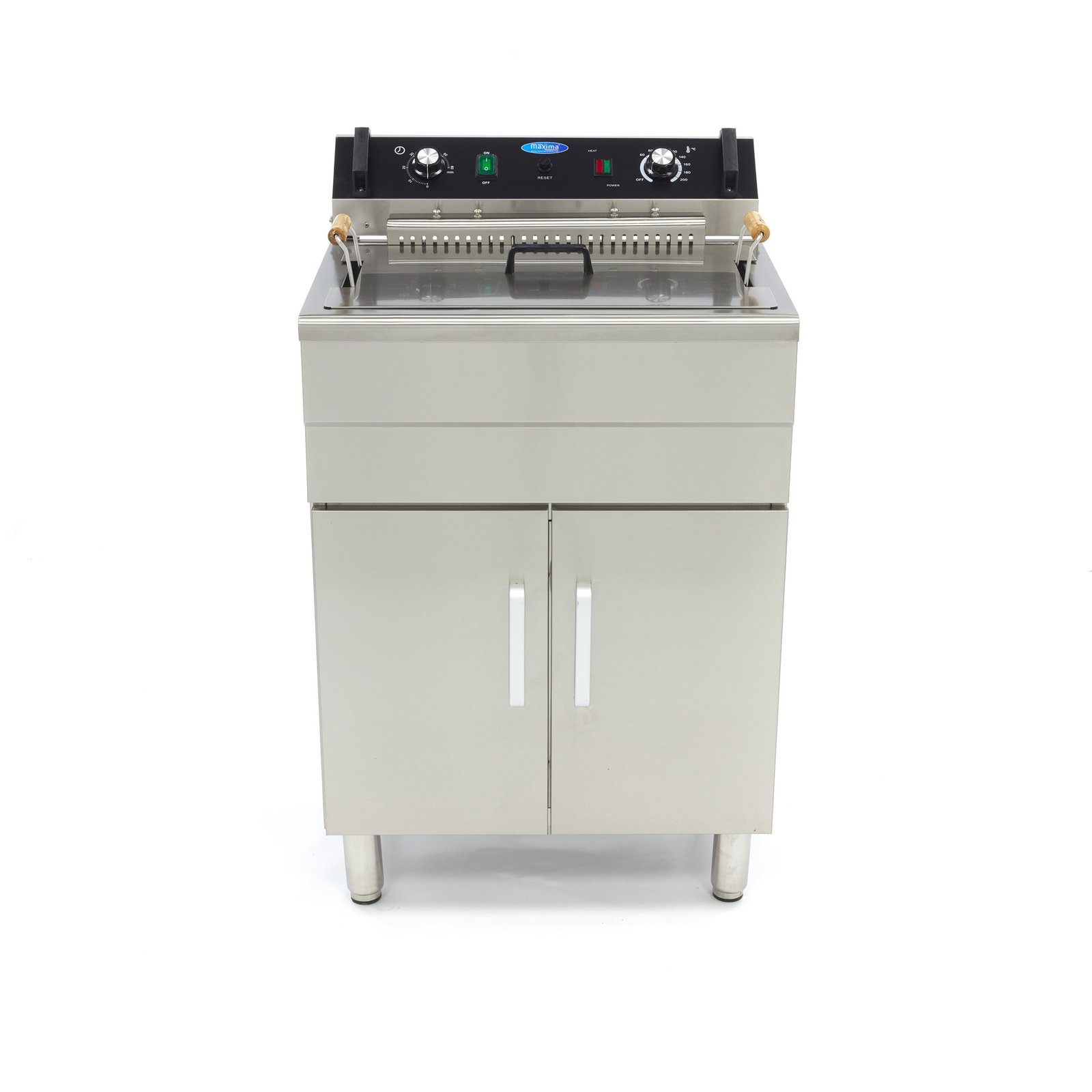 Deep Fryer - 30L - 1 Basket - with Drain Tap and Stand - Image 2