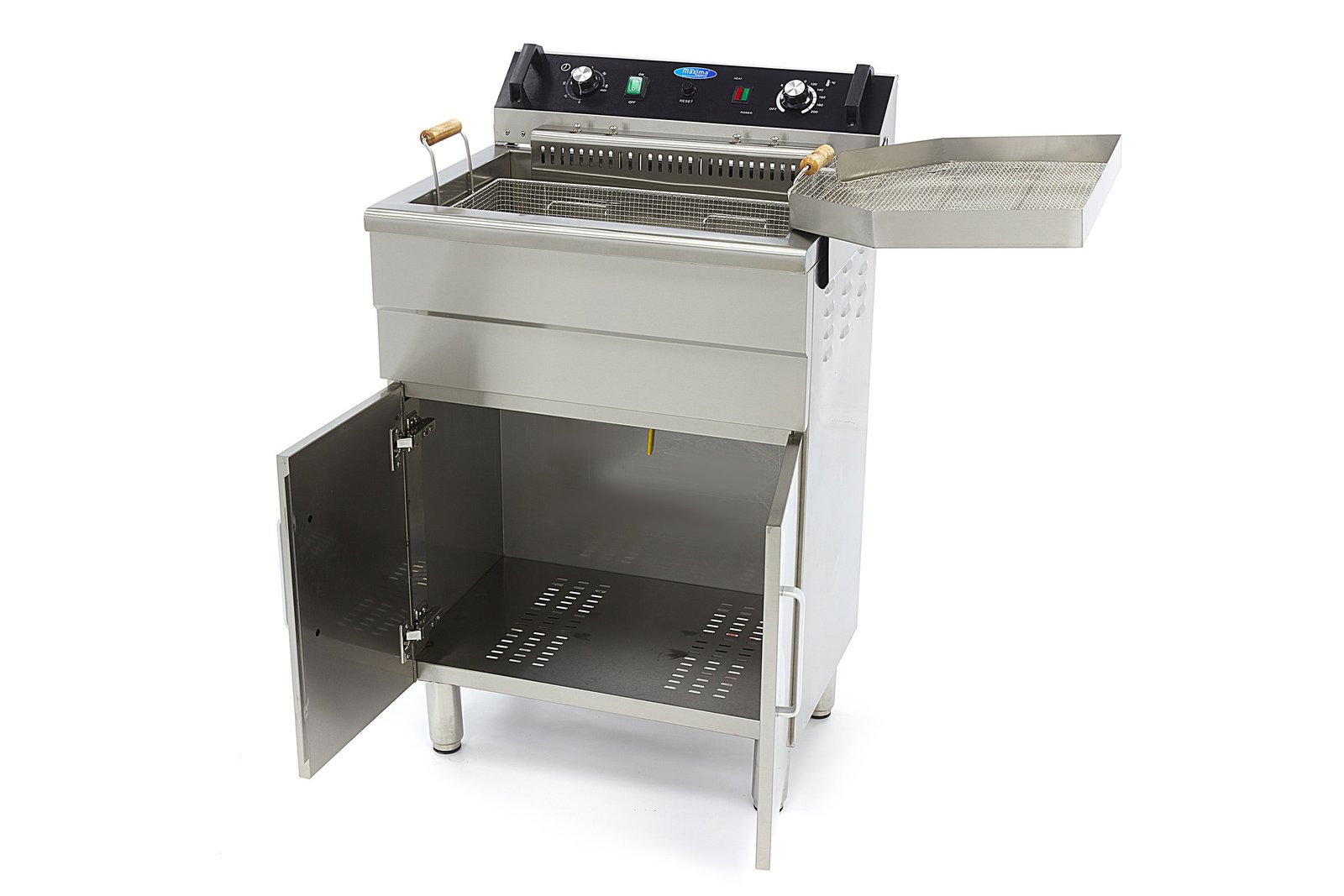 Deep Fryer - 30L - 1 Basket - with Drain Tap and Stand - Image 5