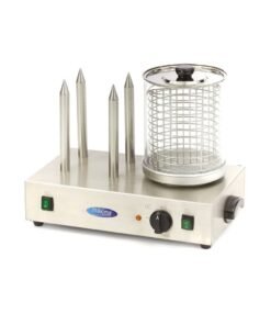 Hot Dog Warmer - Ø20 x 24cm - Dishwasher Safe - with 4 Spikes
