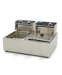Deep Fryer - 2 x 6L - 2 Baskets - up to 2,4kg of Fries