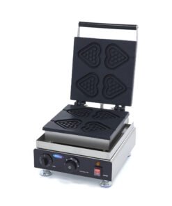 Waffle Maker - 4 Pieces - Hearts on Sticks