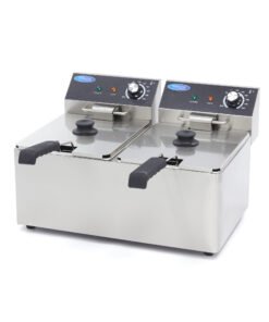 Deep Fryer - 2 x 8L - 2 Baskets - up to 2,8kg of Fries