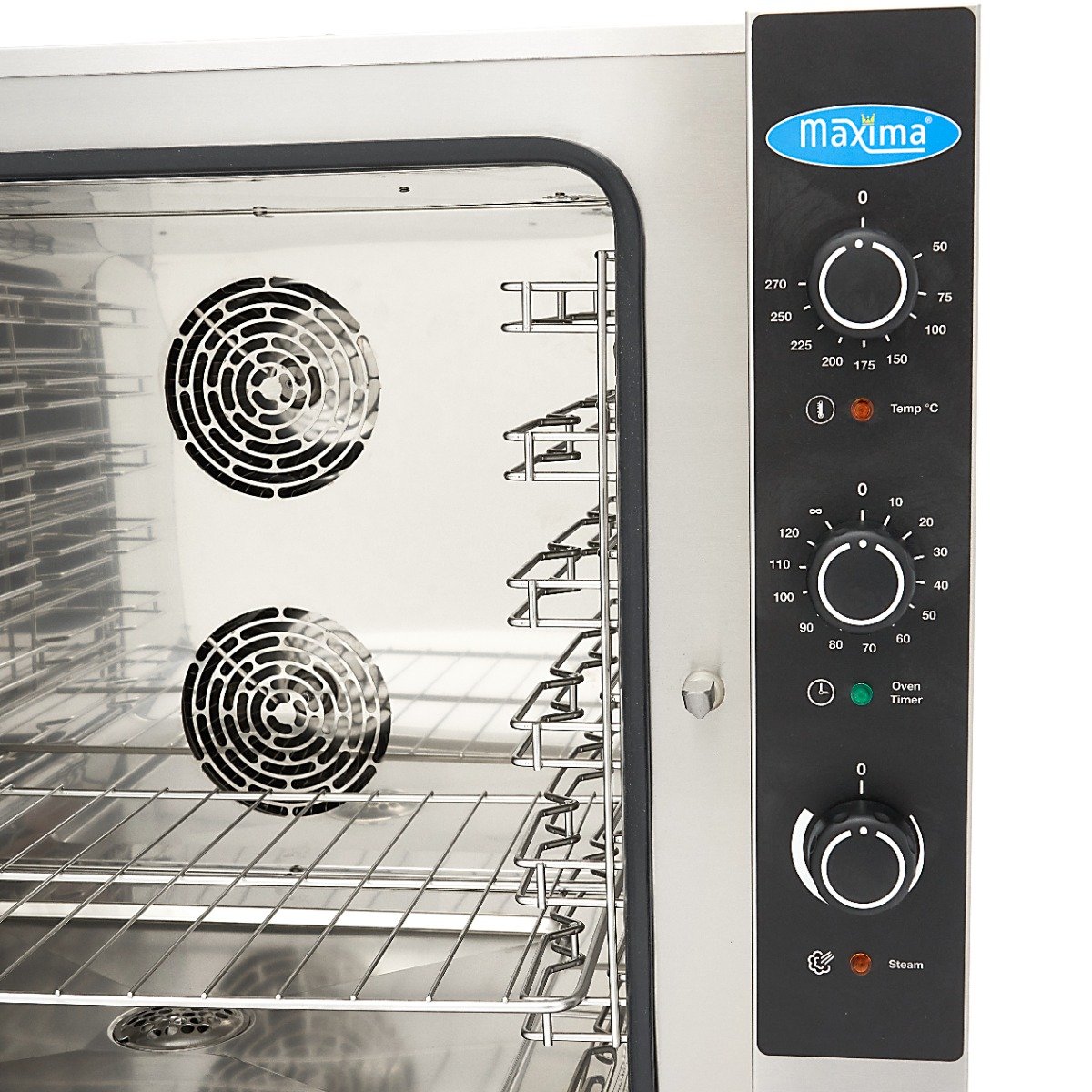 Combi Steam Oven - Fits 6 Trays (1/1 GN / 60 x 40 cm) - Analogue - 400V - Image 8