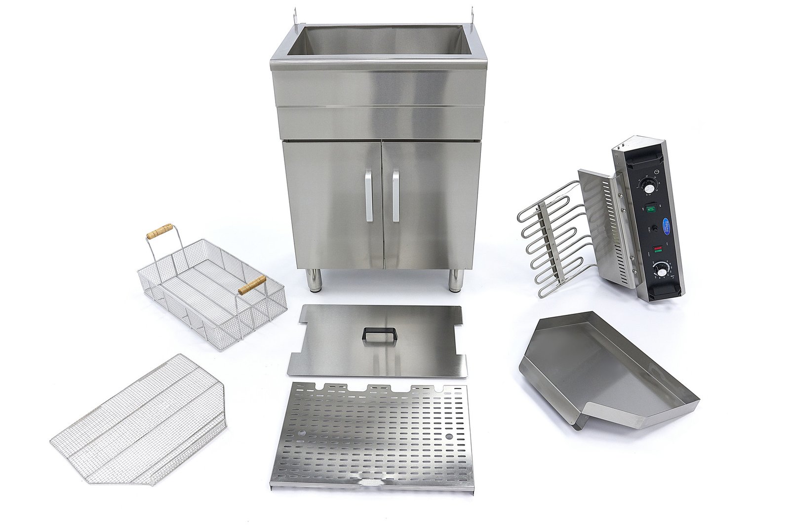 Deep Fryer - 30L - 1 Basket - with Drain Tap and Stand - Image 10