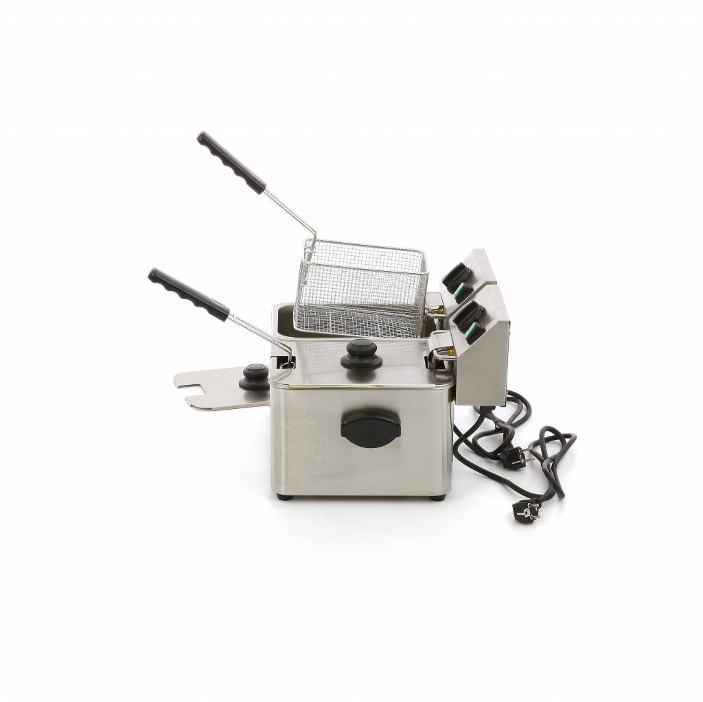 Deep Fryer - 2 x 4L - 2 Baskets - up to 2kg of Fries - Image 3