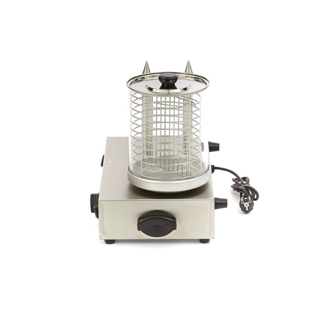 Hot Dog Warmer - Ø20 x 24cm - Dishwasher Safe - with 4 Spikes - Image 3