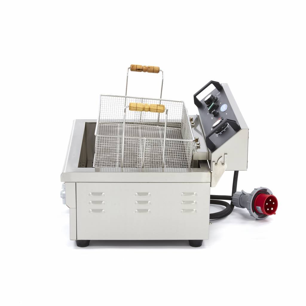 Deep Fryer - 20L - 1 Basket - with Drain Tap - Image 5