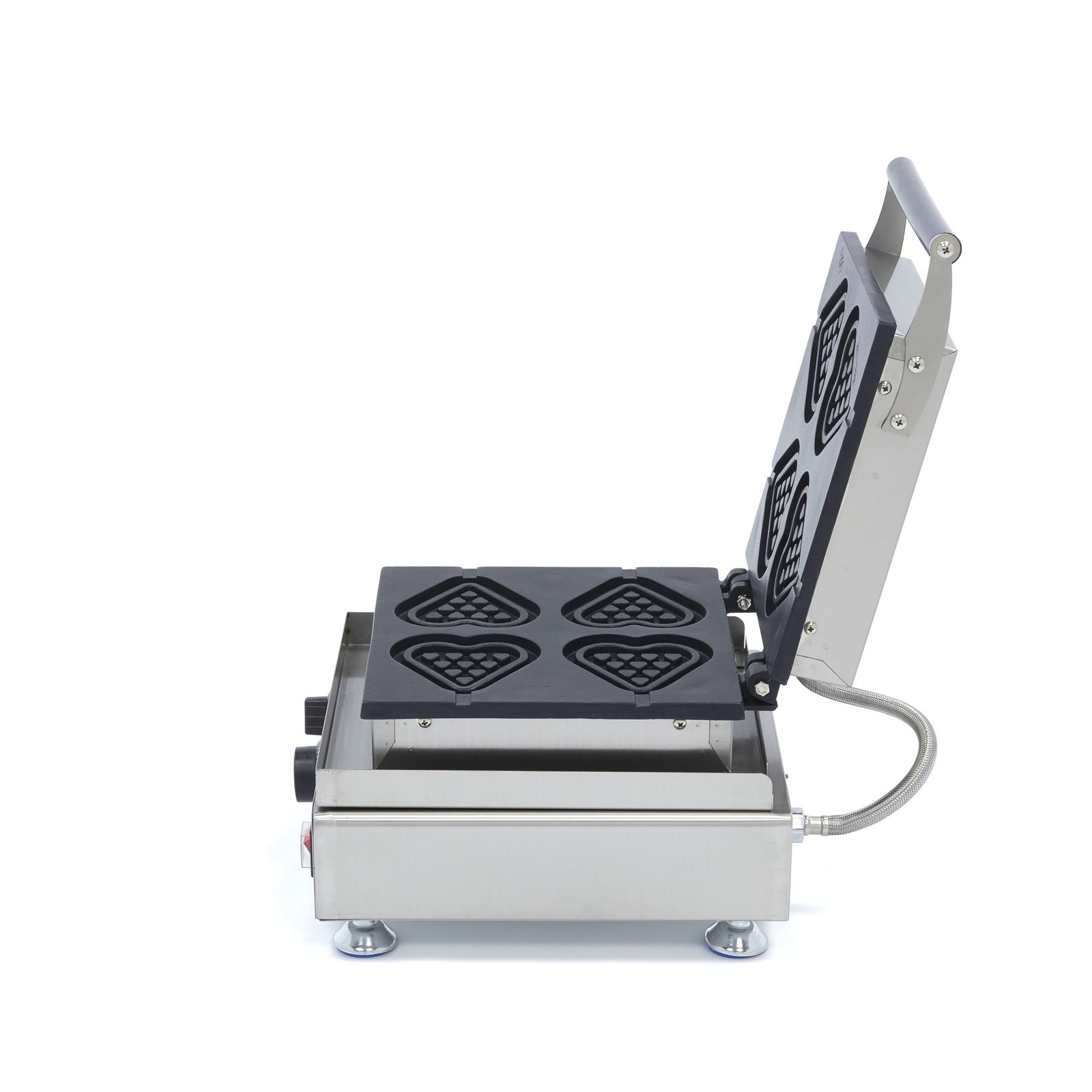 Waffle Maker - 4 Pieces - Hearts on Sticks - Image 3