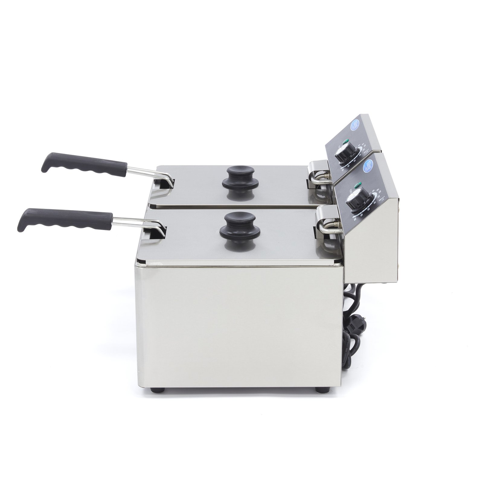 Deep Fryer - 2 x 8L - 2 Baskets - up to 2,8kg of Fries - Image 3