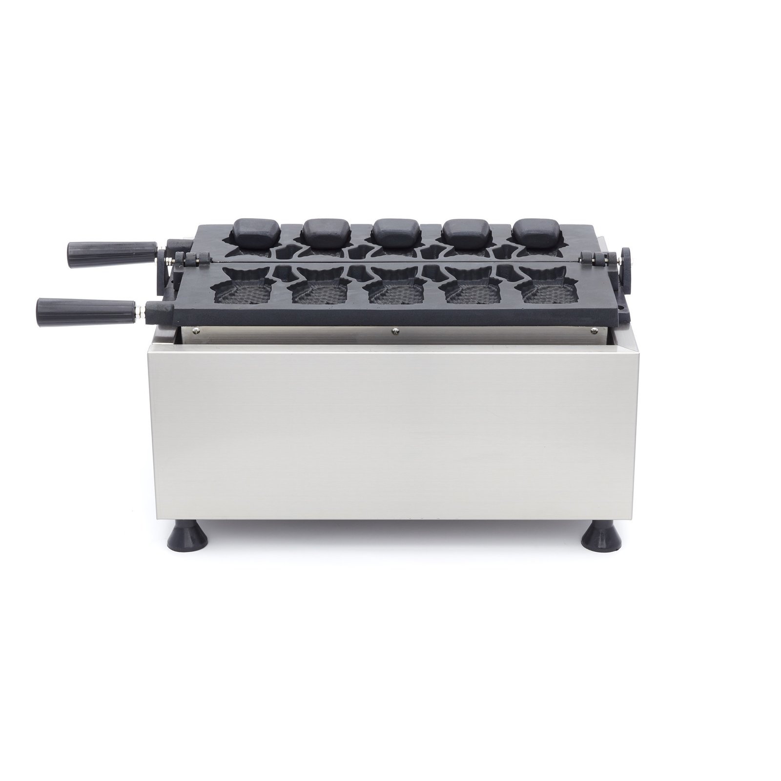 Waffle Maker - 5 Taiyaki / Fish Shapes - Rotatable - Digital - Image 3