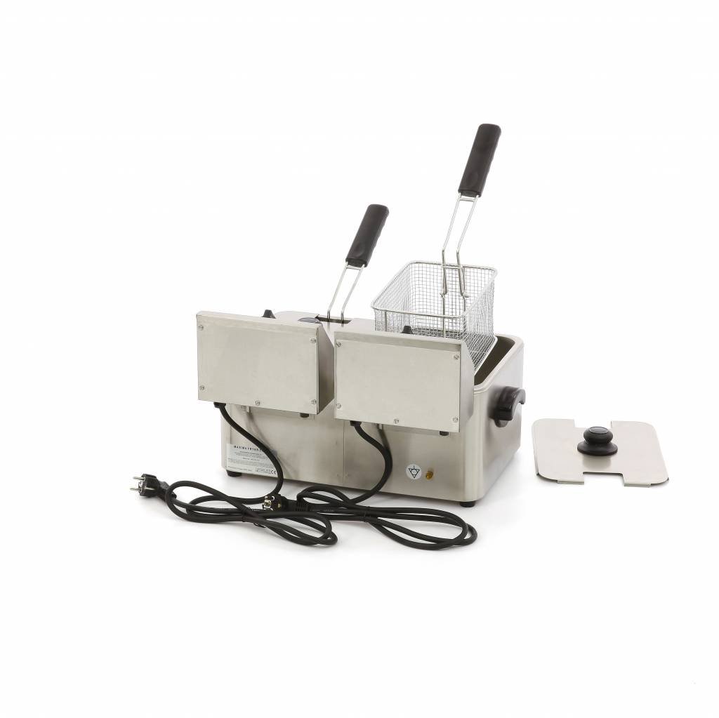 Deep Fryer - 2 x 4L - 2 Baskets - up to 2kg of Fries - Image 4