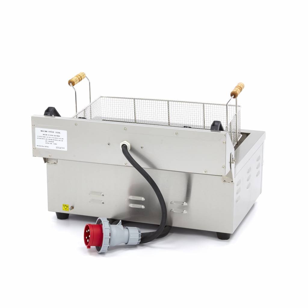 Deep Fryer - 20L - 1 Basket - with Drain Tap - Image 6