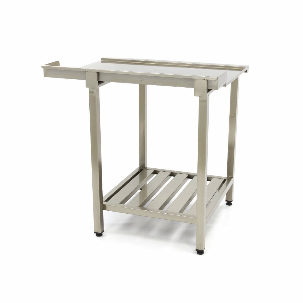 Dishwasher Table - 70 x 75cm - Left - with Backsplash and Storage Shelf - Image 4
