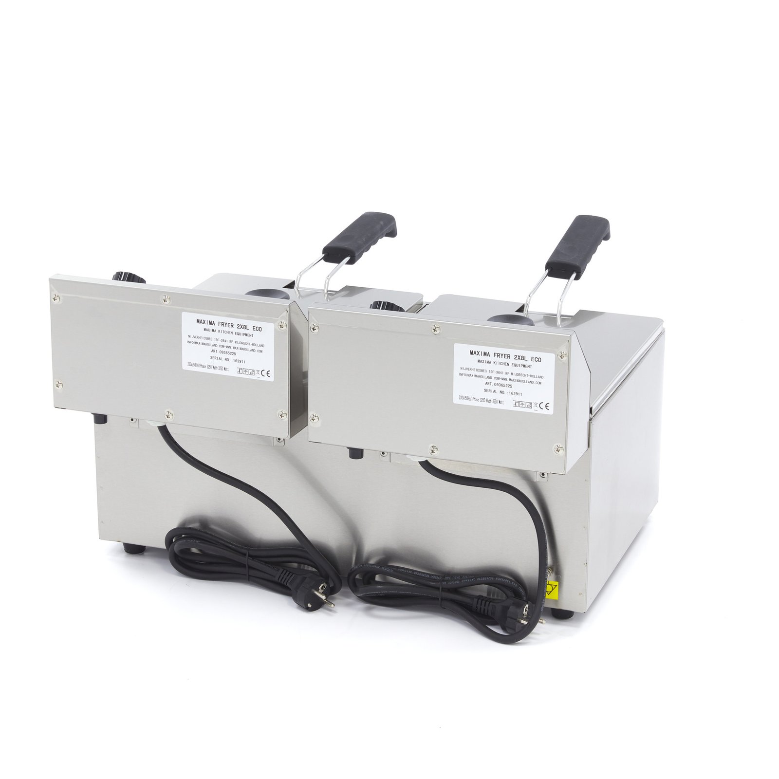 Deep Fryer - 2 x 8L - 2 Baskets - up to 2,8kg of Fries - Image 4