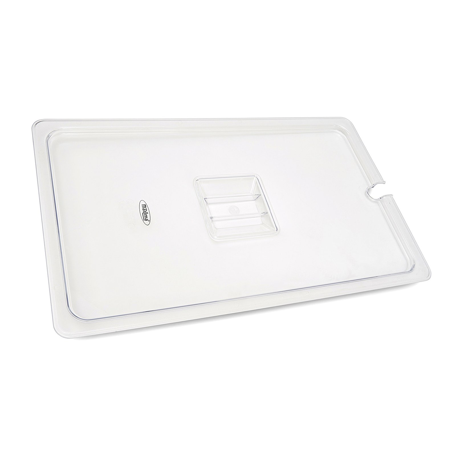 Gastronorm Lid - 1/1 GN - Polycarbonate - with Recess