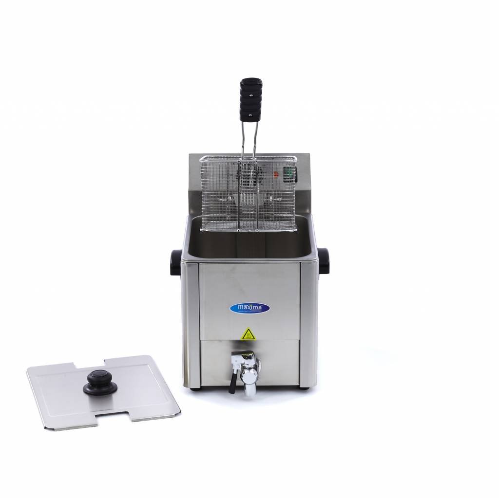 Deep Fryer - 8L - 1 Basket - with Drain Tap - Image 2