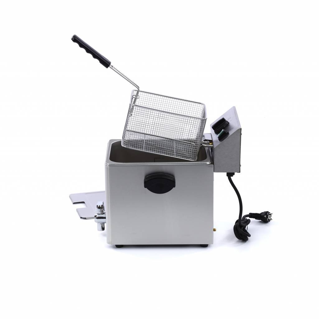 Deep Fryer - 8L - 1 Basket - with Drain Tap - Image 3