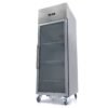 Fridge - 700L - 3 Adjustable Shelves (2/1GN) - Stainless Steel - with Glass Door
