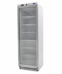 Freezer - 400L - White - with Glass Door