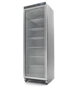 Freezer - 400L - Black - with Glass Door