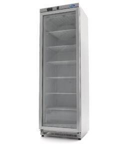 Freezer - 400L - Stainless Steel - with Glass Door