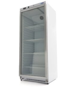 Fridge - 600L - White - with Glass Door