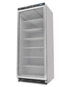 Freezer - 600L - Black - with Glass Door